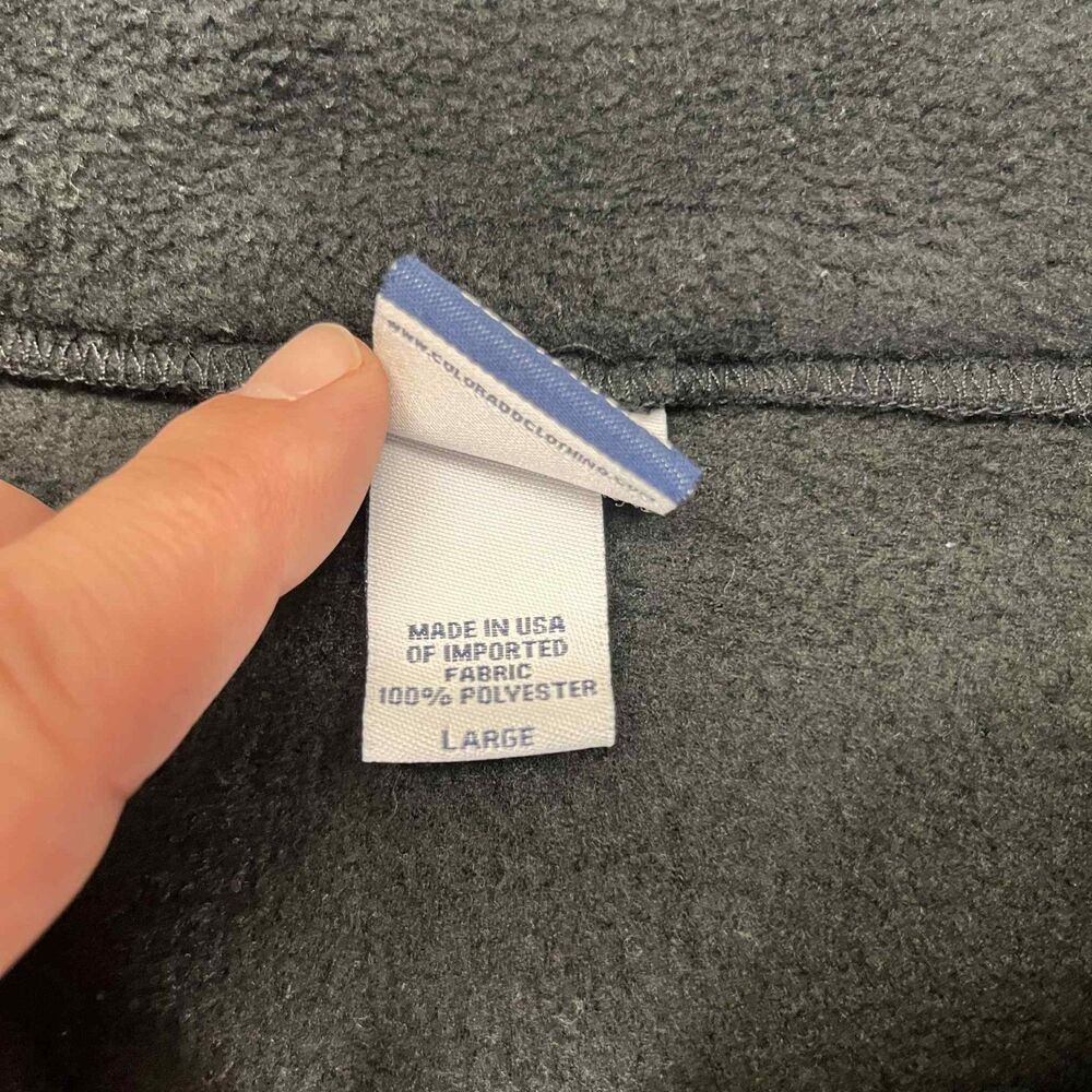 Delta Gamma Alabama Women’s Large Black Fleece Pullover Colorado Clothing Cozy - Picture 4 of 7